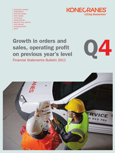 Thumbnail Konecranes
 Financial Statement 2011