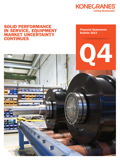Thumbnail Konecranes
 Financial Statement 2013