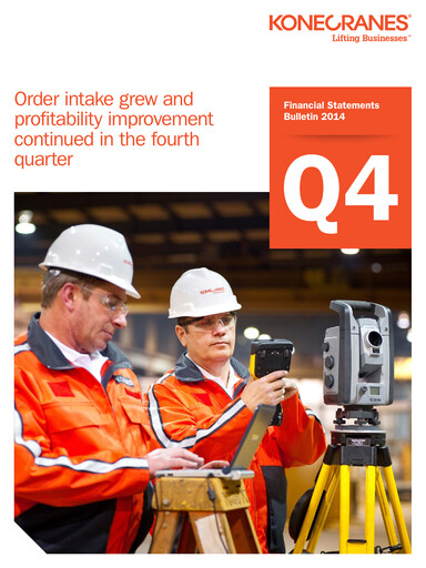Thumbnail Konecranes
 Financial Statement 2014
