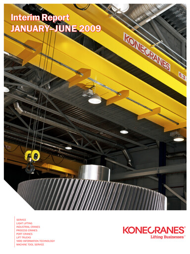 Thumbnail Konecranes
 Half-year Report 2009-h1