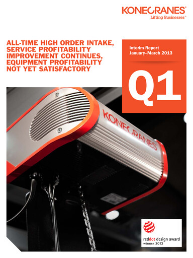Thumbnail Konecranes
 Quarterly Report 2013-q1