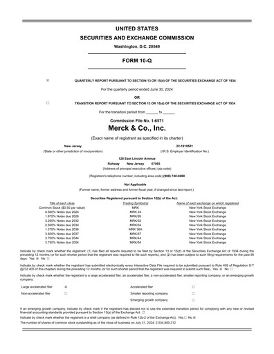 Thumbnail Merck Quarterly Report 2024-q2