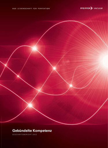 Thumbnail Pfeiffer Vacuum Annual Report 2012