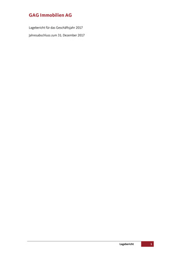 Thumbnail GAG Immobilien Financial Statement 2017