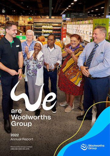 Thumbnail Woolworths Group Annual Report 2022