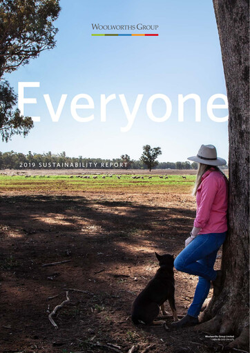 Thumbnail Woolworths Group Sustainability Report 2019