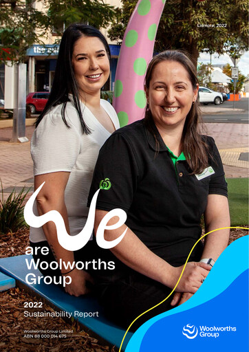 Thumbnail Woolworths Group Sustainability Report 2022