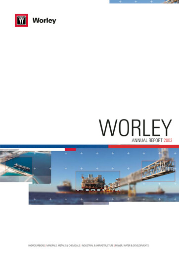 Thumbnail Worley Annual Report 2003