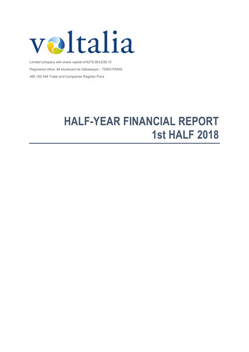 Thumbnail Voltalia Half-year Report 2018-h1