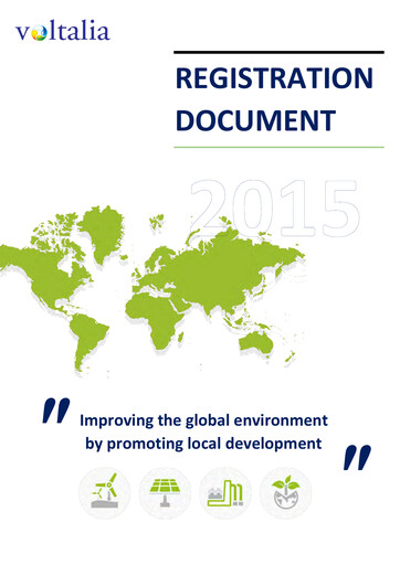 Thumbnail Voltalia Universal Registration Document 2015