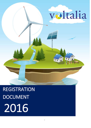 Thumbnail Voltalia Universal Registration Document 2016