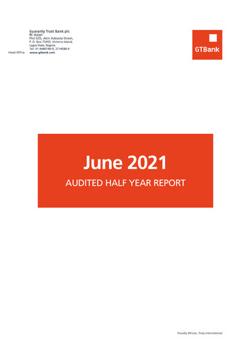 Thumbnail Guaranty Trust Bank
 Financial Statement 2021-h1