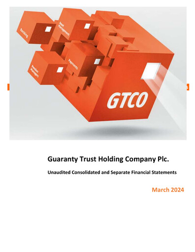 Thumbnail Guaranty Trust Bank
 Quarterly Report 2024-q1