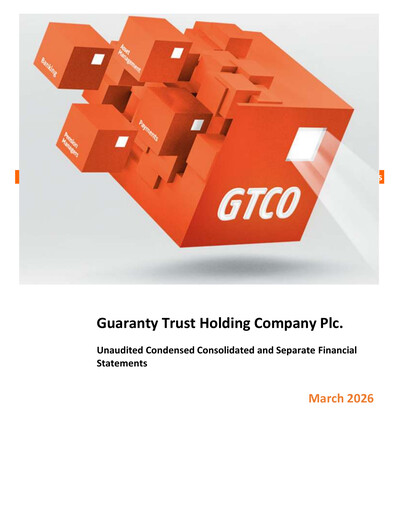 Thumbnail Guaranty Trust Bank
 Quarterly Report 2026-q1