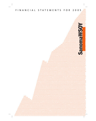 Thumbnail Sanoma
 Financial Statement 2005