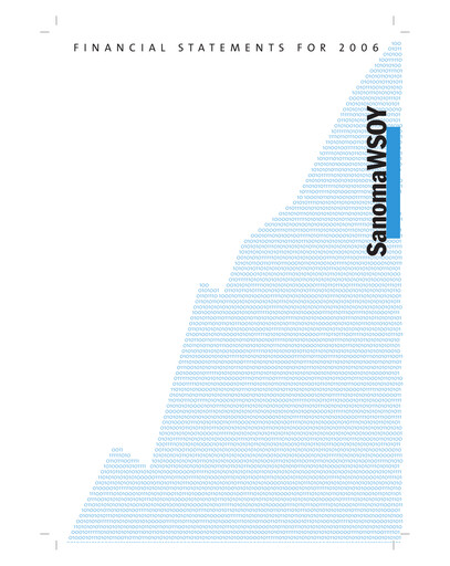 Thumbnail Sanoma
 Financial Statement 2006