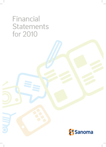 Thumbnail Sanoma
 Financial Statement 2010