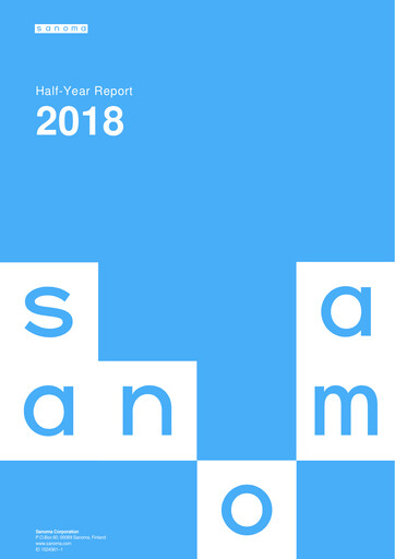 Thumbnail Sanoma
 Half-year Report 2018-h1