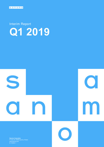 Thumbnail Sanoma
 Quarterly Report 2019-q1