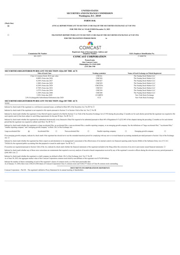 Thumbnail Comcast Annual Report 2023