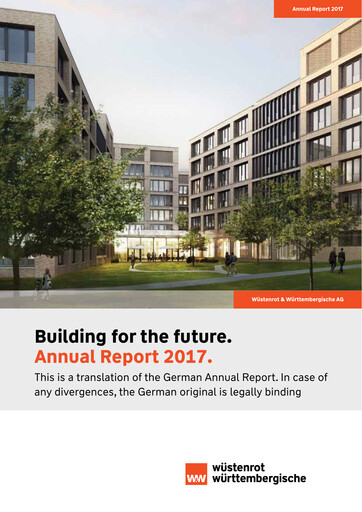 Miniature Wüstenrot & Württembergische Rapport annuel 2017