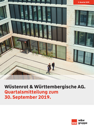 Miniature Wüstenrot & Württembergische Rapport trimestriel 2019-q3