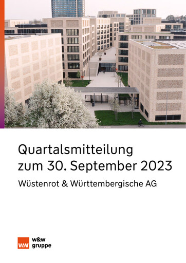 Miniature Wüstenrot & Württembergische Rapport trimestriel 2023-q3