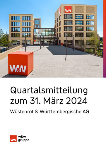 Miniature Wüstenrot & Württembergische Rapport trimestriel 2024-q1