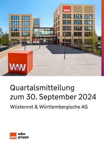 Miniature Wüstenrot & Württembergische Rapport trimestriel 2024-q3