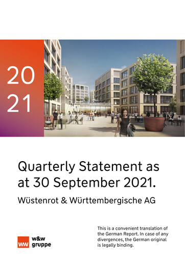 Miniature Wüstenrot & Württembergische Rapport trimestriel 2021-q3
