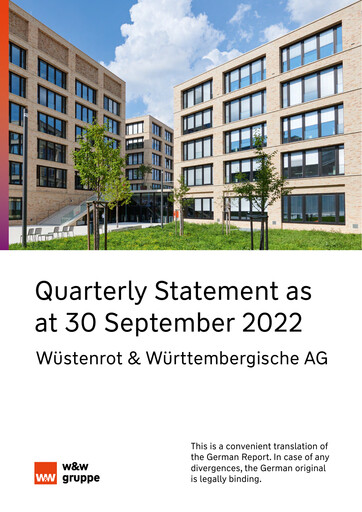 Miniature Wüstenrot & Württembergische Rapport trimestriel 2022-q3