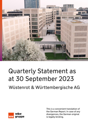Miniature Wüstenrot & Württembergische Rapport trimestriel 2023-q3