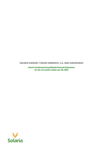 Thumbnail Solaria Energía Financial Statement 2025-h1