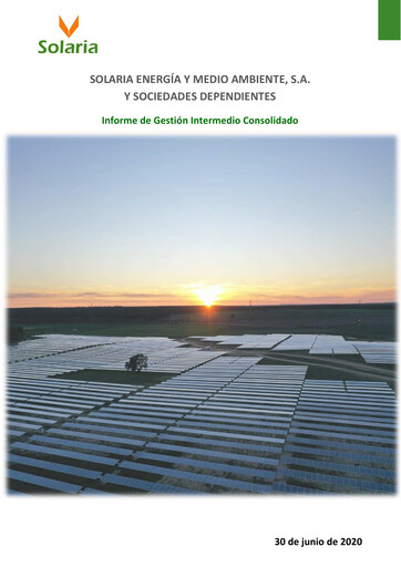 Thumbnail Solaria Energía Half-year Report 2020-h1
