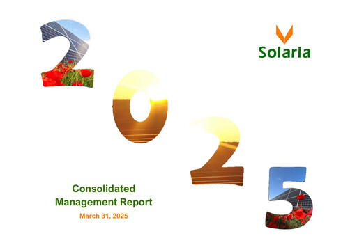 Thumbnail Solaria Energía Quarterly Report 2025-q1