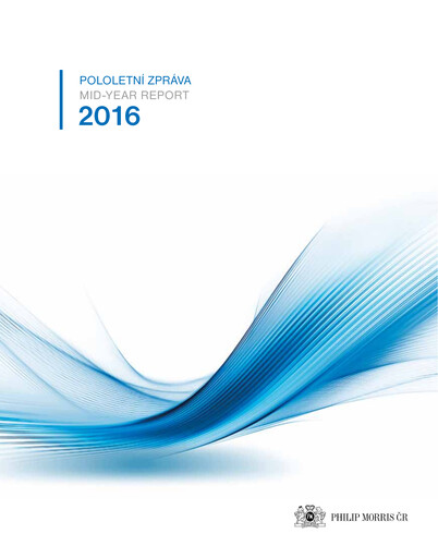 Miniature Philip Morris ČR Rapport semestriel 2016