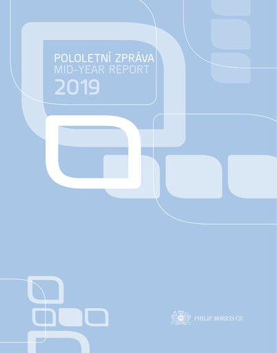 Miniature Philip Morris ČR Rapport semestriel 2019
