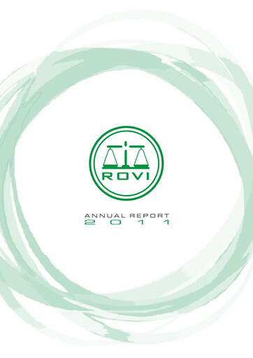 Thumbnail Laboratorios Farmaceuticos Rovi Annual Report 2011