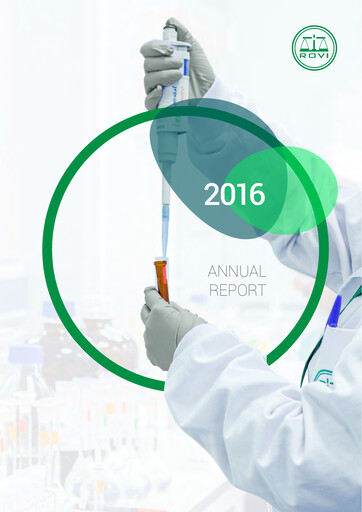 Thumbnail Laboratorios Farmaceuticos Rovi Annual Report 2016