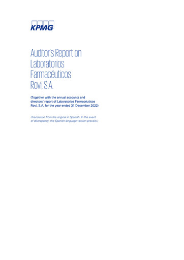 Thumbnail Laboratorios Farmaceuticos Rovi Financial Report 2022