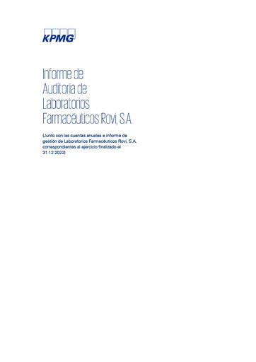 Thumbnail Laboratorios Farmaceuticos Rovi Financial Report 2022