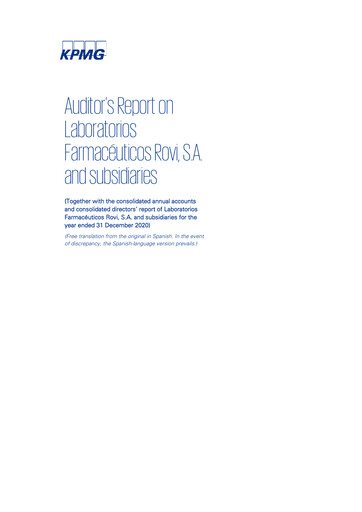 Miniature Laboratorios Farmaceuticos Rovi Bilan financier 2020