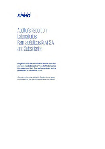 Miniature Laboratorios Farmaceuticos Rovi Bilan financier 2023