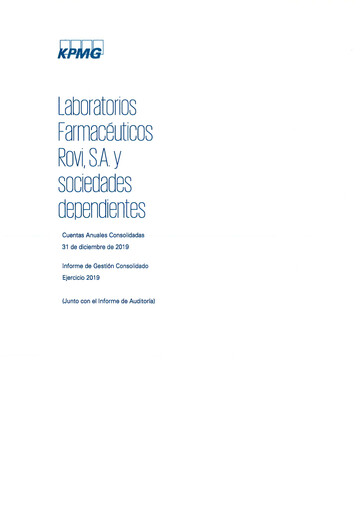 Thumbnail Laboratorios Farmaceuticos Rovi Financial Statement 2019