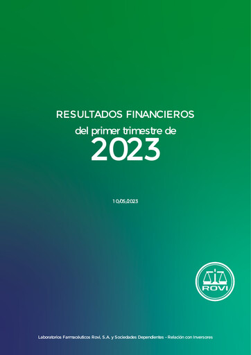 Thumbnail Laboratorios Farmaceuticos Rovi Quarterly Report 2023-q1