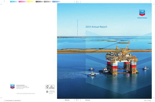 Vorschaubild Chevron Jahresbericht 2013