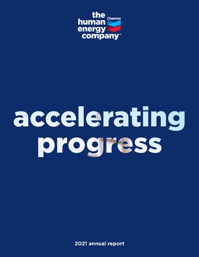 Vorschaubild Chevron Jahresbericht 2021