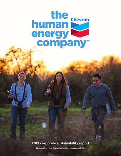 Thumbnail Chevron Sustainability Report 2019