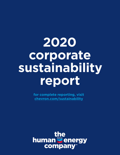 Thumbnail Chevron Sustainability Report 2020