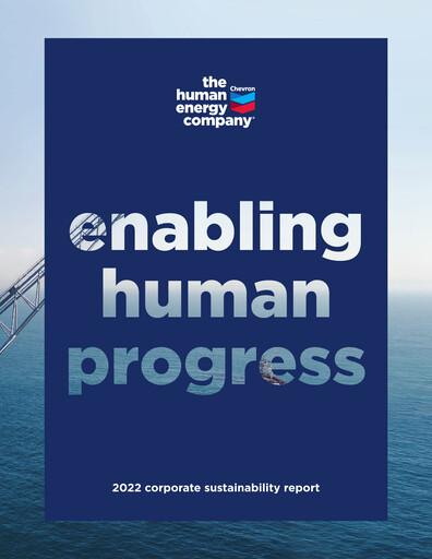 Thumbnail Chevron Sustainability Report 2022